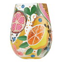 ロリータ LOLITA グラス コップ ワイングラス ステムレス 6010894 Tropical Fruit トロピカルフルーツ 果物 マルチカラー