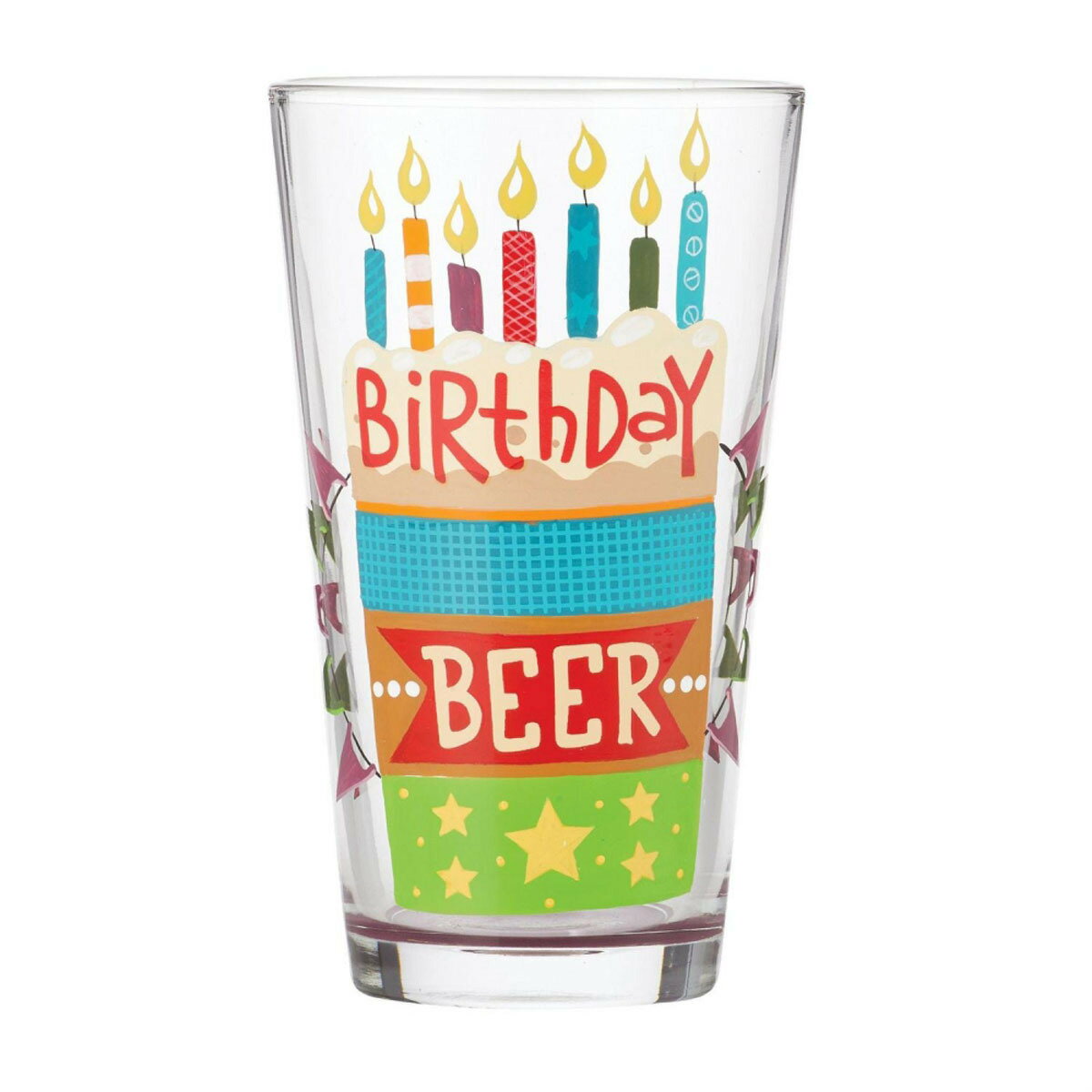 ロリータ LOLITA グラス パイントグラス コップ ビールグラス 6011644 Birthday Beer バースデー ビア 誕生日 マルチカラー