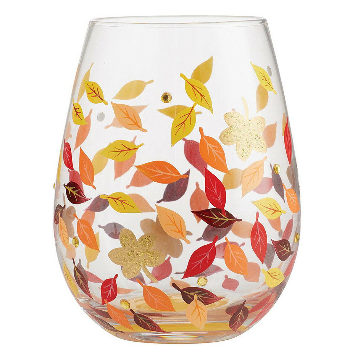 ロリータ LOLITA グラス コップ ワイングラス ステムレス 6012014 Leaves-A-Million リーブス ア ミリオン マルチカラー