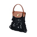 V LONGCHAMP RbgbVobO ΂߂obO |VFbg ~jobO 10139 HVH 001 LE PLIAGE FILET  vA[W tB BLACK ubN