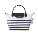 V LONGCHAMP obO nhobO g[gobO STCY 1621 HDF 165 LE PLIAGE  vA[W MARINE/BLANC lCr[+zCg