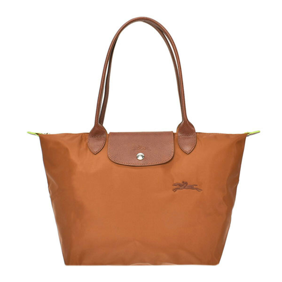 ロンシャン LONGCHAMP バッグ トートバッグ 肩掛け Sサイズ 2605 919 504 LE PLIAGE GREEN ル プリアージュ グリーン SAC SHOPPING S サック ショッピング COGNAC キャメルブラウン系