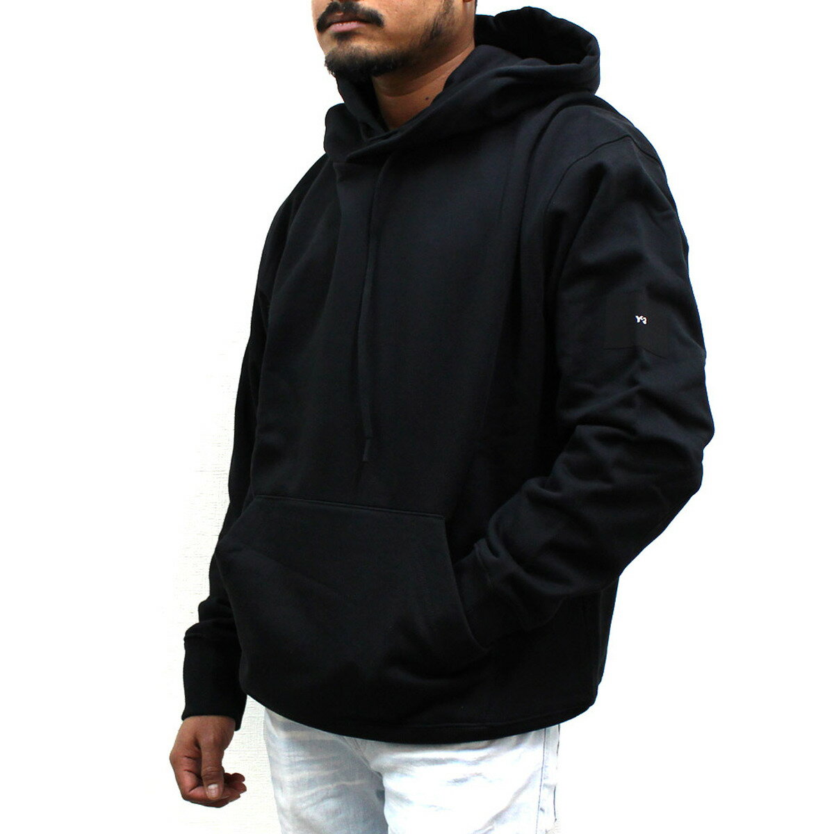 ワイスリー Y-3 フーディー パーカー BLACK FT HOODIE H44786 ルーズフィット ビックシルエット ブラック