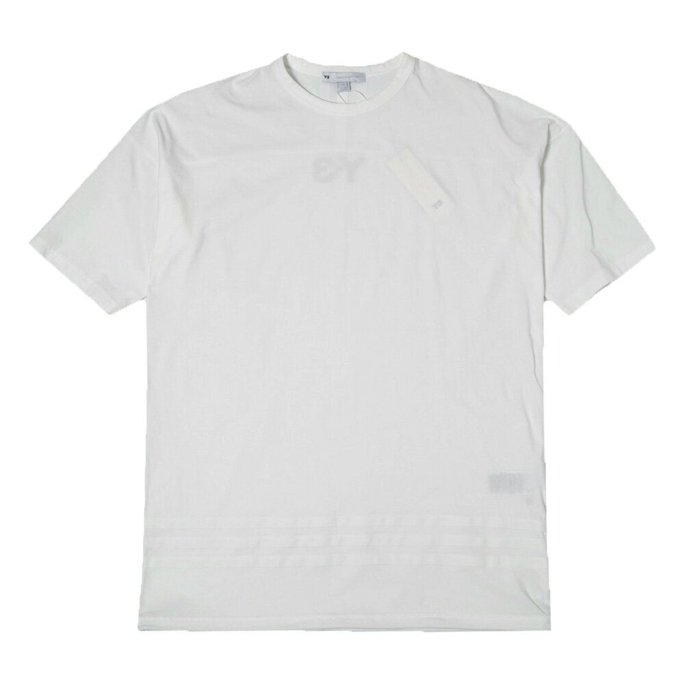 ワイスリー Y-3 メンズ 半袖 Tシャツ トップス アパレル HG6090 M CH1 OVERSIZED SS TEE - STRIPES ストライプオーバーサイズショートスリーブティー CORE WHITE ホワイト S M L