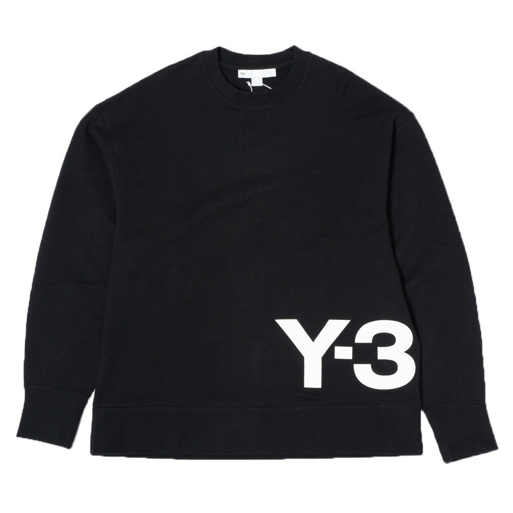 ワイスリー Y-3 スウェット トレーナー 長袖 トップス アパレル HG8799 U CH1 LOGO CREW SWEATSHIRT ロゴクルースウェットシャツ BLACK ブラック S M L