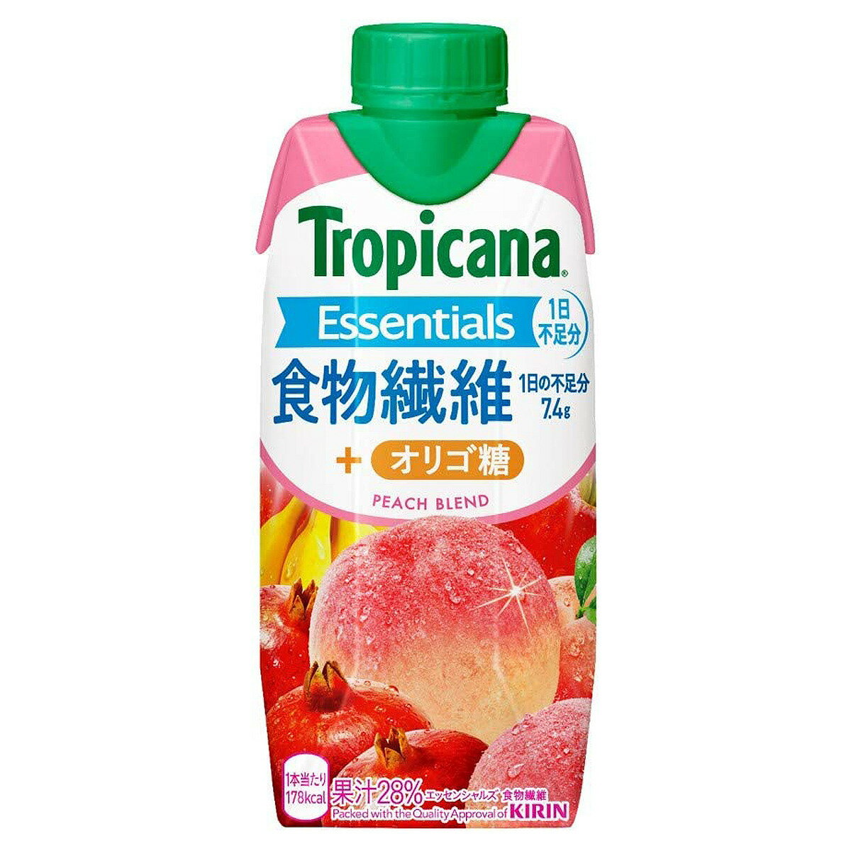 【1ケース】 キリン トロピカーナ エッセンシャルズ 食物繊維 330ml LLプリズマ容器 飲料 飲み物 ソフトドリンク 12本×1ケース 買い回り 買い周り 買いまわり ポイント消化