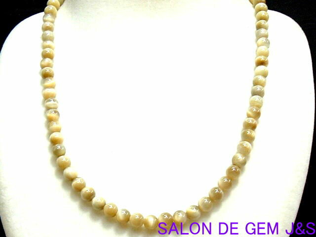 【製作元直販】【財運：子宝の石】【新品】【高級天然ゴールデンタイガーアイ 2026年開運ネックレス】【T 6．0mm】【エレガント】【長さ：約42cm】【本数限定】【収納化粧箱付】【送料無料】【赤字大処分】【楽ギフ_包装】