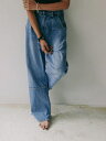 YENN イエン TUCK WIDE DENIM PANTS SIZE 36