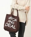 マイカ ディール MICA DEAL eco-bag ブラウン