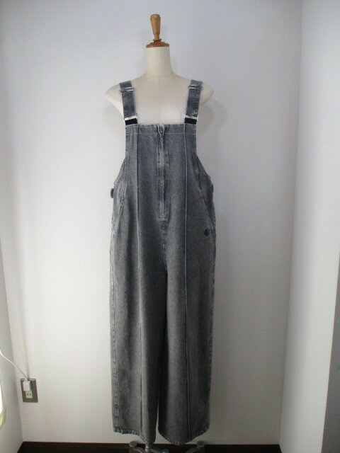 Eimee Law エイミーロウ フロントジップデニムサロペット LIGHTGRAY サロペット レディース 春夏 10オンス 軽量 調節可 84097S-2 ライトブルー ライトグレー 送料無料