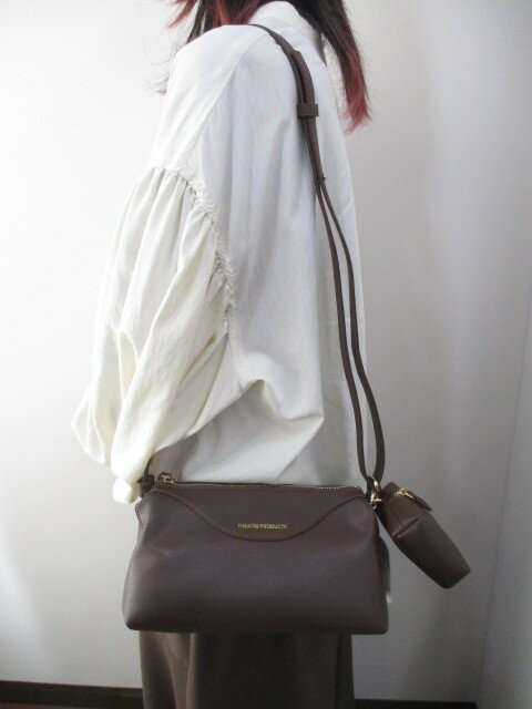 Rakuten - シアタープロダクツ THEATRE PRODUCTS LEATHERRETTE SHOULDER BAG -M-CL250714-ブラウン