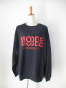ブティックオーディナリー Boutique OrdinaryMode Conservetive Sweat Shirt BO25-211T-ネイビー