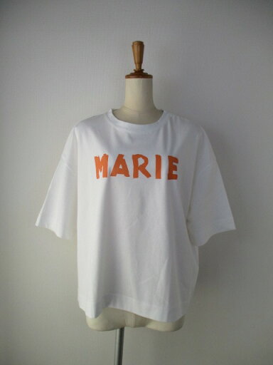 MARIED'OR マリードール テープロゴ5分袖Tシャツ WHITE 14103 レディース ロゴT シルケットスムース 高級感 春夏 2025 送料無料 MARIED'OR マリードール テープロゴ5分袖Tシャツ WHITE 14103 レディース ロゴT シルケットスムース 高級感 春夏 2025 送料無料