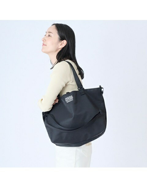 Rakuten - 送料無料 FREDRIK PACKERS フレドリックパッカーズ BASIC TOTE SPOT BLACK シンプルデザイン 大容量14L 軽量トートバッグ　SPOT　限定BASIC TOTE SPOT BLACK
