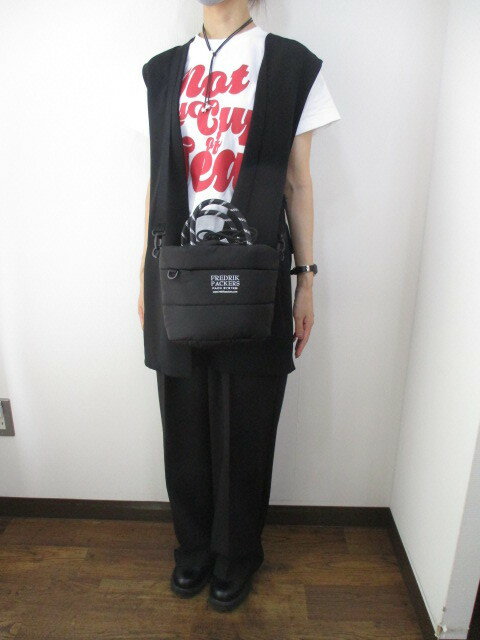 Rakuten - 送料無料 FREDRIK PACKERS フレドリックパッカーズ BAUM TOTE ショルダーバッグ レディース 2WAY 巾着型 シーズンレスブラック FPTF-TT33-BKNO