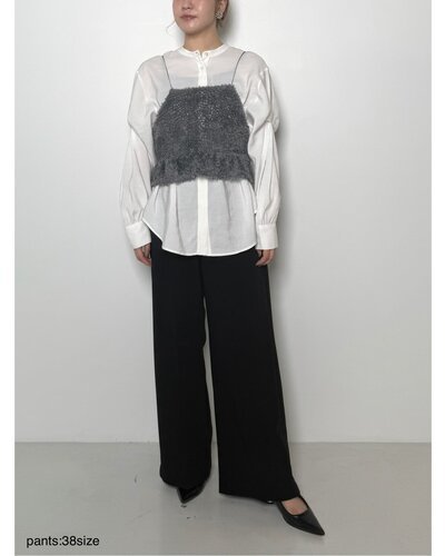 Rakuten - シニョン　CHIGNON　 刺繍チュールビスチェ　 [1956-463BZ]CHIGNON 2026 PRE-SPRING-グレー
