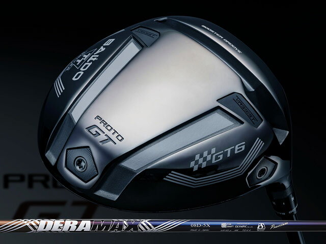 Rakuten - BALDO (バルド) TT DRIVER GT6 SHALLOW PROTO　DERAMAX 08D Premiumシャフト