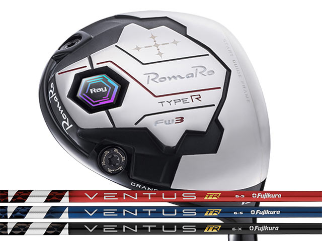 Rakuten - RomaRo (ロマロ) Ray TYPE R フェアウェイウッド　VENTUS TR RED/TR BLUE/TR BLACKシャフト