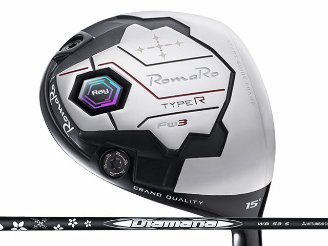 Rakuten - RomaRo (ロマロ) Ray TYPE R フェアウェイウッド　Diamana WBシャフト