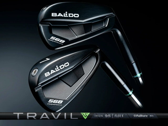 BALDO 2023 COMPETIZIONE 568 IRON TYPE MC&DC KNIGHT(ブラック) 5-Pw　TRAVIL IRONシャフト