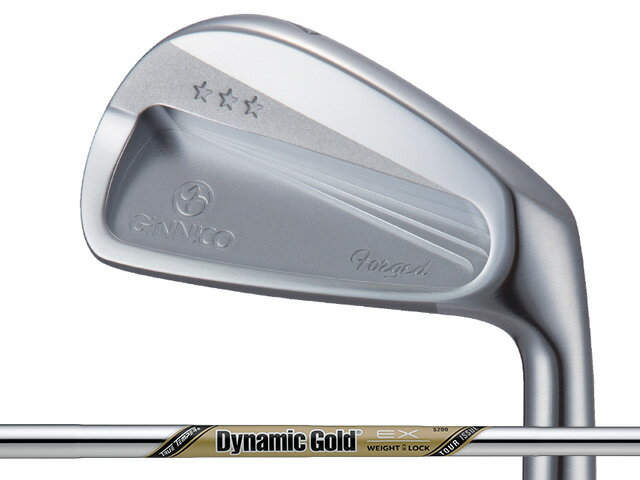 GINNICO (ジニコ) CB+ アイアン 5-Pw　Dynamic Gold EX TOUR ISSUEシャフト