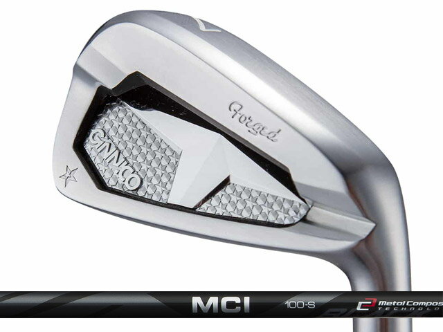 GINNICO (ジニコ) PC アイアン 6-Pw (5本セット)　MCI BLACK 60/80/100シャフト