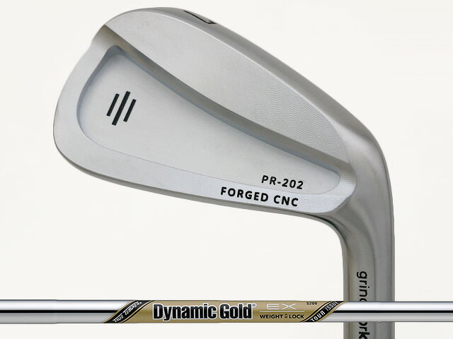 Rakuten - Grindworks (グラインドワークス) PR-202 Forged CNC アイアン 5-Pw　Dynamic Gold EX TOUR ISSUEシャフト