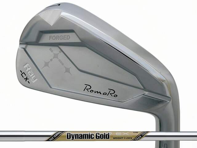 RomaRo (ロマロ) Ray CX S20C/S25C アイアン 5-Pw　Dynamic Gold EX TOUR ISSUEシ...
