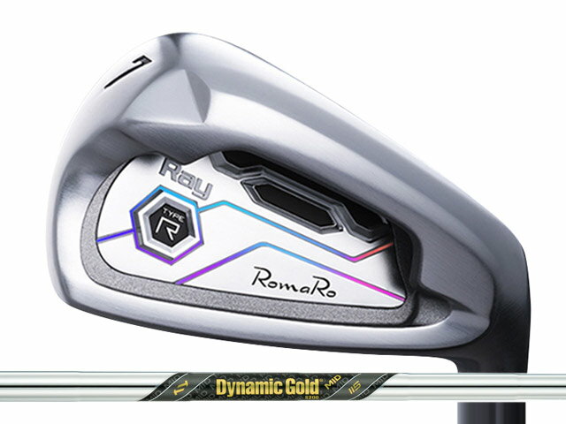 Rakuten - RomaRo (ロマロ) Ray TYPE R PLUS アイアン 6-Pw (5本セット)　Dynamic Gold MID 115シャフト