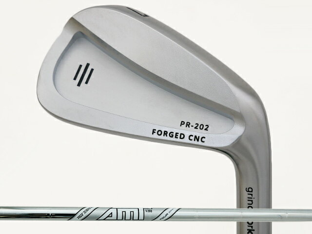 Rakuten - Grindworks (グラインドワークス) PR-202 Forged CNC アイアン 5-Pw　Dynamic Gold AMT TOUR WHITEシャフト