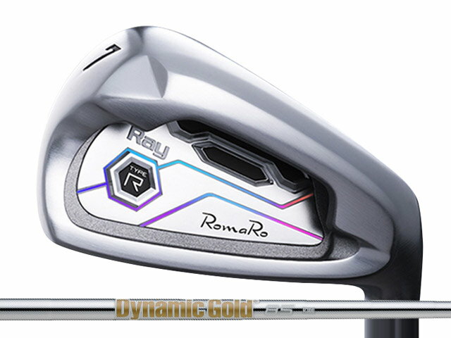 Rakuten - RomaRo (ロマロ) Ray TYPE R PLUS アイアン 6-Pw (5本セット)　Dynamic Gold 85シャフト
