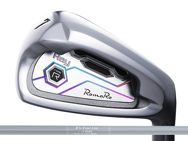 Rakuten - RomaRo (ロマロ) Ray TYPE R PLUS アイアン 6-Pw (5本セット)　K'S Tour Liteシャフト