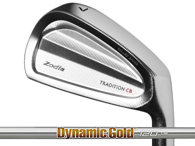 Zodia (ゾディア) TRADiTiON CB アイアン 5-Pw　Dynamic Gold 95/105/120シャフト