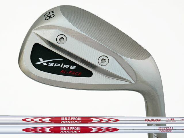 Muziik (ムジーク) XSPIRE AL-FACEウェッジ (ブラックフェース AL-FACE BK)　N.S.PRO MODUS3 105/115/125シャフト