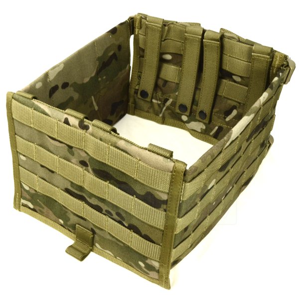 Fast Attack Plate Carrier 等に取り付け、 腰部のカマーバンドを増設・拡張性を上げる事が出来る商品。 取り付けは内部前後のMOLLEベルトを、 プレートキャリアのMOLLEウェビングで止めるだけとシンプルです。 FLYYE社製品 CRYE実物のマルチカム生地を使用 素材 〜Invista〜 CORDURA&reg;　1000Dナイロンを使用 snap buttons（ファステクス）には、UTX zipperには、YKK&reg; 軍規仕様を最大に再現した装備 上質の使用感・安定の耐久性をパフォーマンスします。　