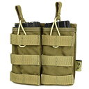 リー FLYYE Molle EV Universal Double Mag Pouch CB　サバゲー,サバイバルゲーム,ミリタリー