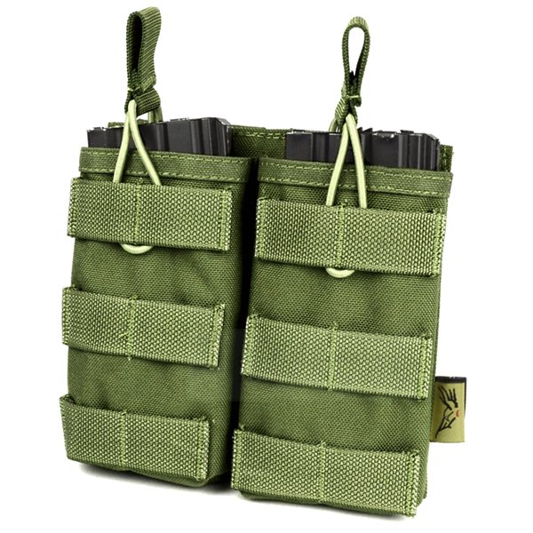 FLYYE Molle EV Universal Double Mag Pouch OD　サバゲー,サバイバルゲーム,ミリタリー