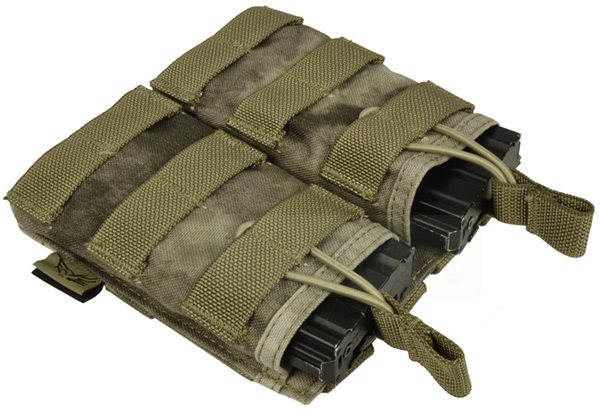 FLYYE Molle EV Universal Double Mag Pouch A-TACS　サバゲー,サバイバルゲーム,ミリタリー