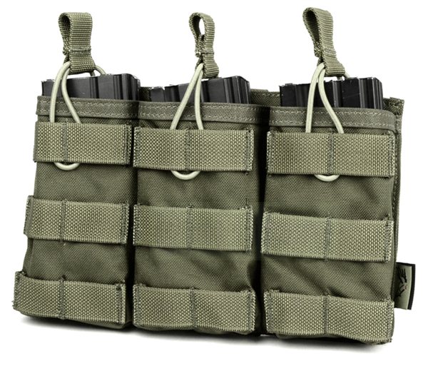 リー FLYYE Molle EV Universal Triple Mag Pouch RG　サバゲー,サバイバルゲーム,ミリタリー