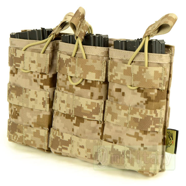 FLYYE Molle EV Universal Triple Mag Pouch AOR1 サバゲー,サバイバルゲーム,ミリタリー