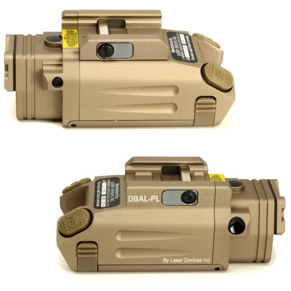 SAMURAIのDBAL-PL タイプ ピストルライト DE [金属製CNC加工品]｜アングル3