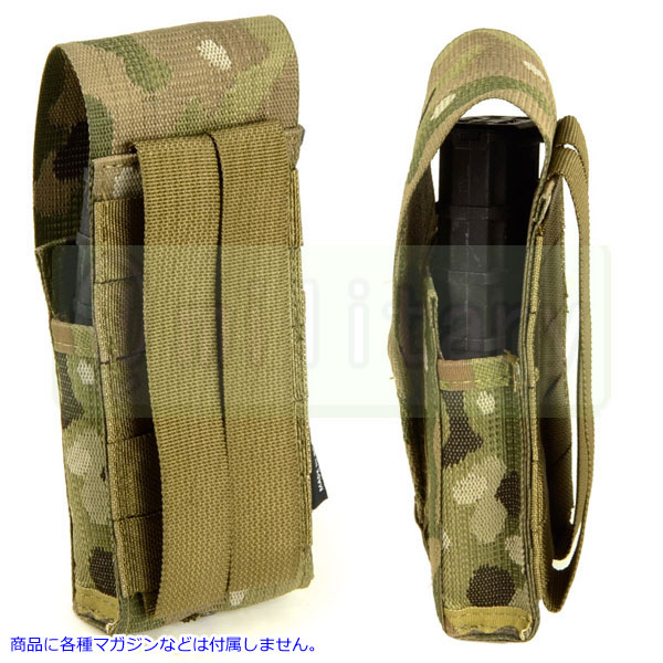 SAMURAIのTMC製 Jaquard webbing 556 ポーチ マルチカム｜アングル2
