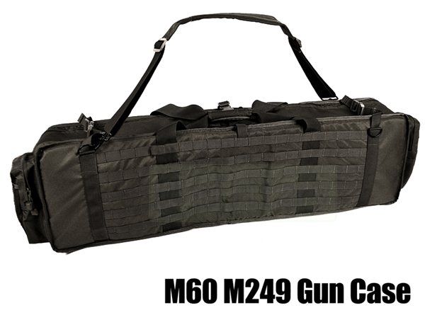 TMC製 M60 ・ M249 用 大型 ガンケース ブラック　サバゲー,サバイバルゲーム,ミリタリー