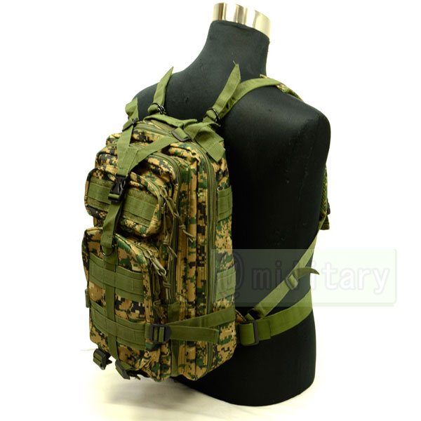 3-P Molle バックパック ピクセルグリーン　サバゲー,サバイバルゲーム,ミリタリー