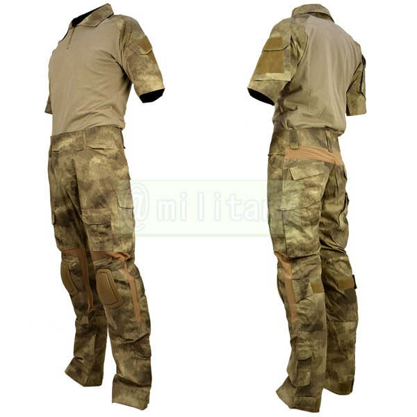 SAMURAIのCRYE COMBATタイプ BDU 上下セット 半袖タイプ A-TACS｜アングル2