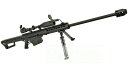 SNOW WOLF バレットM82A1 (対物ライフル) 電動ガン スコープセット BARRETT FIREARMS ライセンス刻印ver ブラック