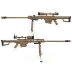 SNOW WOLF バレットM82A1 (対物ライフル) 電動ガン スコープセット BARRETT FIREARMS ライセンス刻印ver デザートカラー