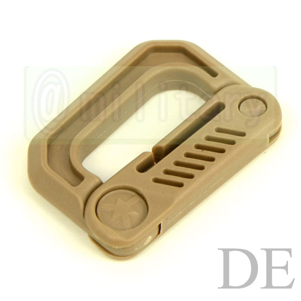 樹脂製カラビナ 小 DE