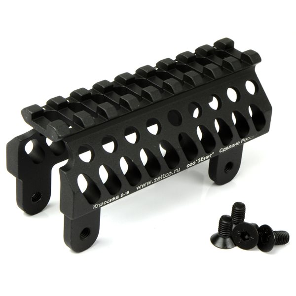 AKS-74U（クリンコフ）を拡張するための金属製アッパーハンドガードである ZENIT B-19アッパーハンドガードを再現した商品。 ZENIT B10Mロアハンドガード等に対応する形状となっております。 全長：約 9.7cm 重量：約 ...