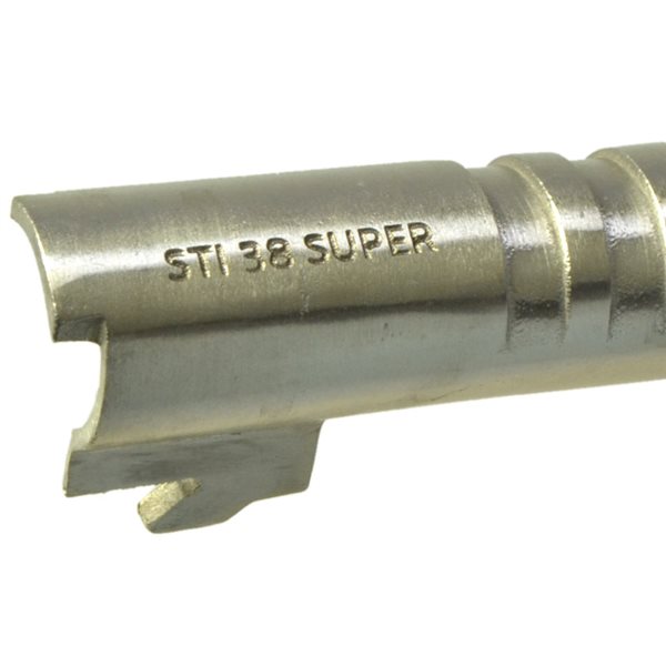 SAMURAIの5KU スチール アウターバレル for マルイ Hi-Capa 5.1 (.STI 38 SUPER刻印)｜アングル2